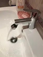 ZhangJi-grifo aireador de cocina de 360 grados, 2 modos, filtro de agua ajustable, difusor, ahorro de agua, boquilla para grifo, Conector de Ducha