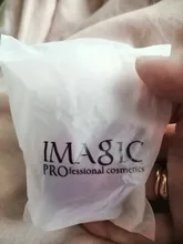 IMAGIC-esponja de maquillaje, esponjilla en forma de lágrima para aplicación de base y corrector en crema, esponja suave, mojar abundantemente con agua antes de utilizar, venta al por mayor