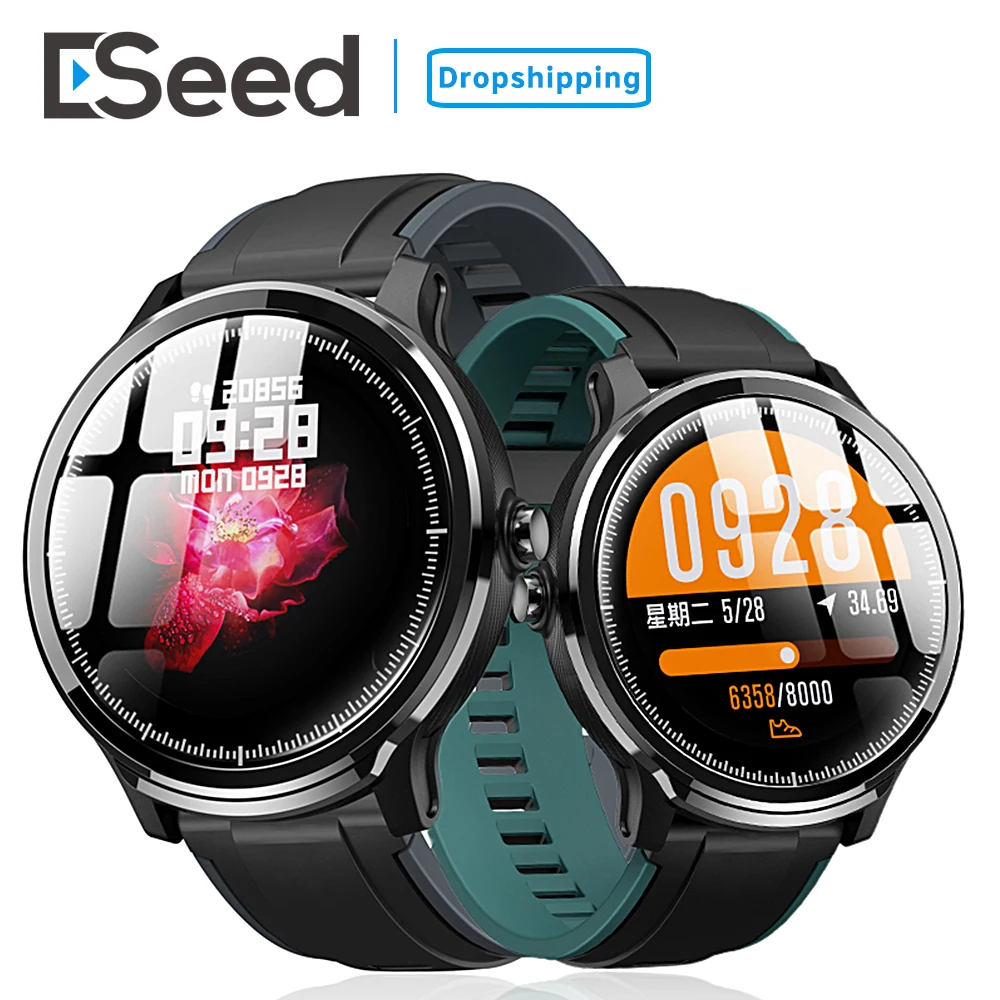 ESEED SN80 smart watch men IP68 waterproof 60days long standby 1.3 inch full touch screen Allloy case Heart rate smartwatch