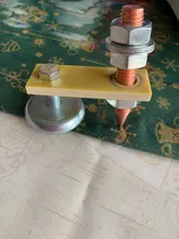 Soporte de soldadura magnética, abrazadera de tierra, cabeza magnética de soldadura, soporte para cables de seguridad con equipo de soldadura de cola de cobre