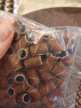 100/50pc lijado de bandas de manicura máquina 180/120/80 Grit uña taladro broca de pulido archivos pedicura herramienta BEND261