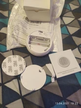 Tuya ZigBee-Sensor inteligente de temperatura del hogar y humedad, dispositivo con pantalla LED que funciona con asistente de Google y Tuya Zigbee Hub