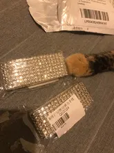 Pulsera elástica con diamantes de imitación de cristal para mujer, brazalete de oro ostentoso, joyería nupcial para boda, 4/5/8 filas