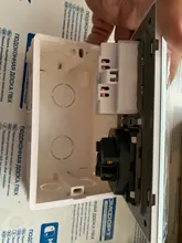 Coswall-caja de montaje interna de pared de alta resistencia, para interruptor de pared de tamaño de 146mm x 86mm