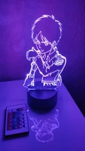 Table-Lamp Light Cool Ackerman-Figure Night-Light Titan Attack Acrylic Home-Room-Decor