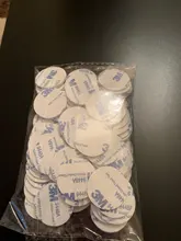 Cinta de espuma adhesiva de doble cara superfuerte 3M, soporte de fijación de montaje de puntos autoadhesivos, cinta adhesiva de montaje de dos lados, 10-100 Uds.