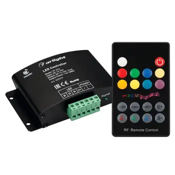 

023318 audio controller vt-s16-3x4a (12-24V, remote control card 18kn, RF) 1 pc Arlight