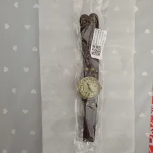 Reloj de pulsera de cuarzo Vintage para hombre y mujer, pulsera de cuero de vaca, de cuarzo, a la moda, 04 X