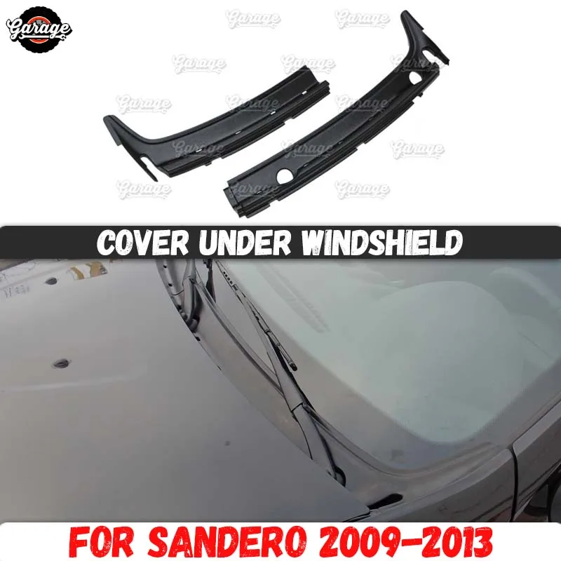 Крышка под лобовое стекло для Renault Sandero / Stepway 2009 2013 jabot ABS пластиковые аксессуары
