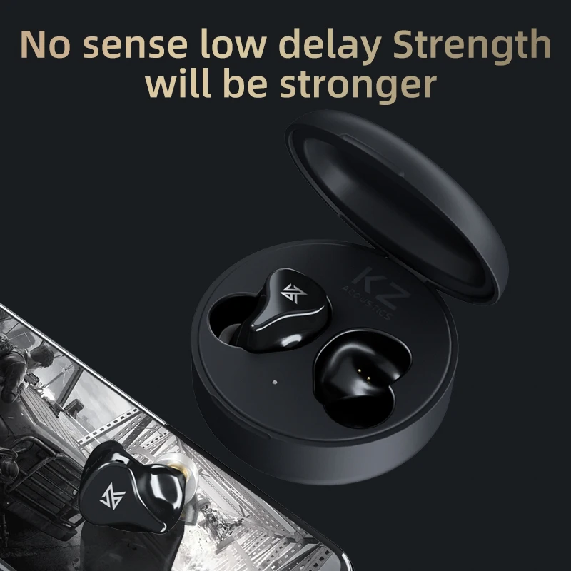 KZ Z1 Pro TWS Bluetooth 5.2 Dynamic Earbuds IPX6 Waterproof Touch Control Noise Cancelling Sport Headset KZ For Z1 S1 S2 SA08