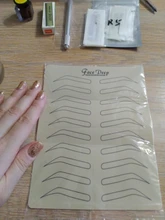 Tatuaje Microblading para práctica de cejas, cosmético para la piel, sin tinta, maquillaje permanente, entrenamiento de cejas, suministro de tatuaje para la piel