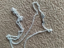 Collar de cadena lateral de Plata de Ley 925 auténtica fina para mujer, niña y niño, 16-30 pulgadas, 2mm, 40-75cm, joyería, collar