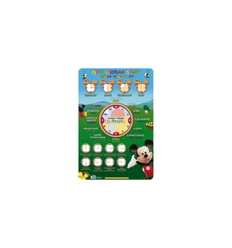 

LAMINA DIDACTICA PORTUGUES QUE HORAS SAO MICKEY CLUB HOUSE