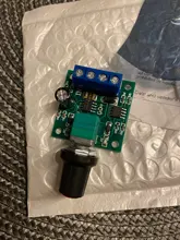 DC 1,8 V 3V 5V 6V 12V 12V 2A PWM controlador de velocidad del Motor de baja tensión Interruptor de Control de velocidad del Motor PWM ajustable Módulo regulador