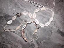 IPARAM-Pulsera de cuerda con conchas para mujer, brazalete de hilo, tobillera, estilo bohemio, vintage, playa, fiesta