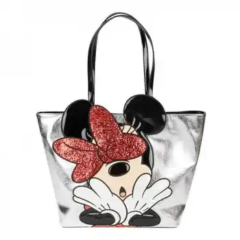 

Minnie design silver Tote bag