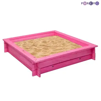 

Beach/Sand toys PAREMO Wooden sandbox \"Aphrodite\" (4 stalls, impregnation, base, col. Pink toys for children for kids game beach sandbox sand toys