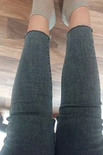 Pantalones vaqueros de talla grande para mujer, vaqueros negros, pantalones elásticos femeninos, ajustados