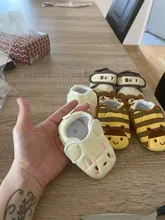 Infant Shoes First-Walker Newborn-Baby Yellow Cartoon Cute Soft Elastic-Band Bee-Pattern