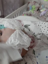 Withe-Cinta para la cabeza con flor para bebé y niña, Lazo de cristal de encaje, accesorios elásticos para bebé, diademas para bebé, accesorios de fotografía