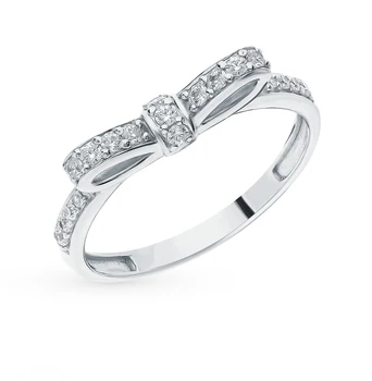 

Silver ring with cubic zirconia sunlight sample 925