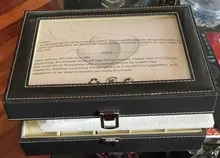 Caja de almacenamiento de reloj de cuero PU para hombre, organizador mecánico con 2/6/10/12 ranuras, expositor de relojes, Cajas de Regalo de joyería