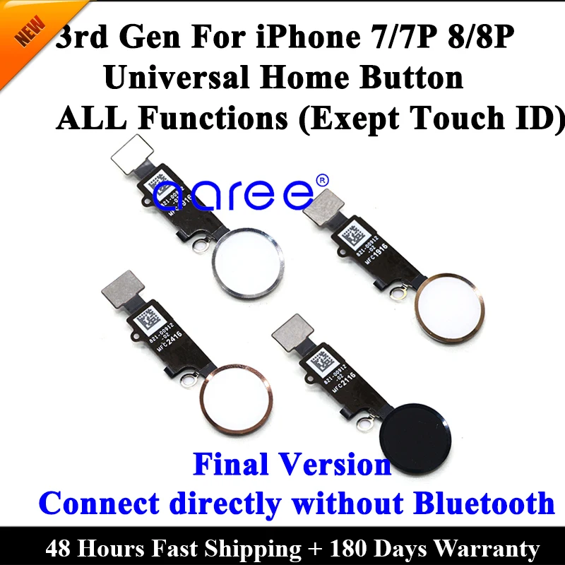 Конечная версия универсальная Кнопка Домой Flex для iPhone 7 функция возврата домой для iPhone 8 кнопка домой гибкий кабель возврат домой