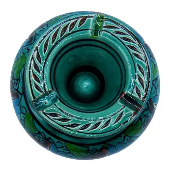 

Ethnic Decor Ashtray Ceramic Anti-Odor Terracotta Moroccan 2002201110