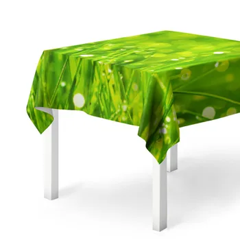 

Tablecloth 3D dew on the grass