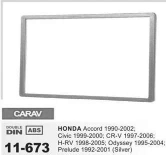 

Frame adapter for Honda 11-673 car plastic decorative radio head unit detachable panel interior fastener auto mounting