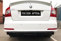 

Diffuser on rear bumper for Skoda Octavia A5 RS 2009-2013