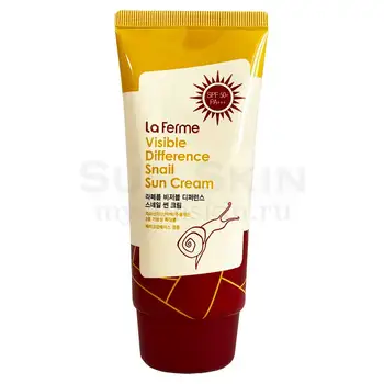 

Sunscreen Face Cream with Mulberry extract snail farmstay visible difference snail sun cream SPF50 +/PA ++ +