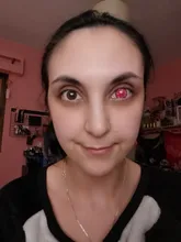 2 unids/par Rosa lentes accesorios de anime de lentes de contacto de Color lentes de Color ojo póngase en contacto con Lenases Yealry UYAAI Anime cosplay