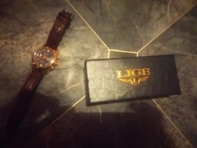 LIGE-Reloj analógico con correa de cuero para hombre, cronógrafo a la moda, de lujo superior, de cuero premium, impermeable, para deporte, nuevo, 2020