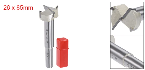 26x85mm 10mm Shank Uxcell 1 шт. карбида пробочное сверло с шарниром 20/24/25/26/28/30 мм резки Диаметр 7x45/8х30/10x30 мм хвостовик - Цвет: 26x85mm 10mm Shank