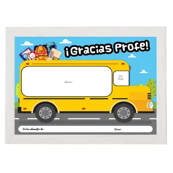 

PICTURE FRAME PHOTOS BUS PROFE