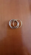 Ramos-Conjunto de anillos clásicos de 3 rondas para mujer, joyería de acero inoxidable para boda y compromiso