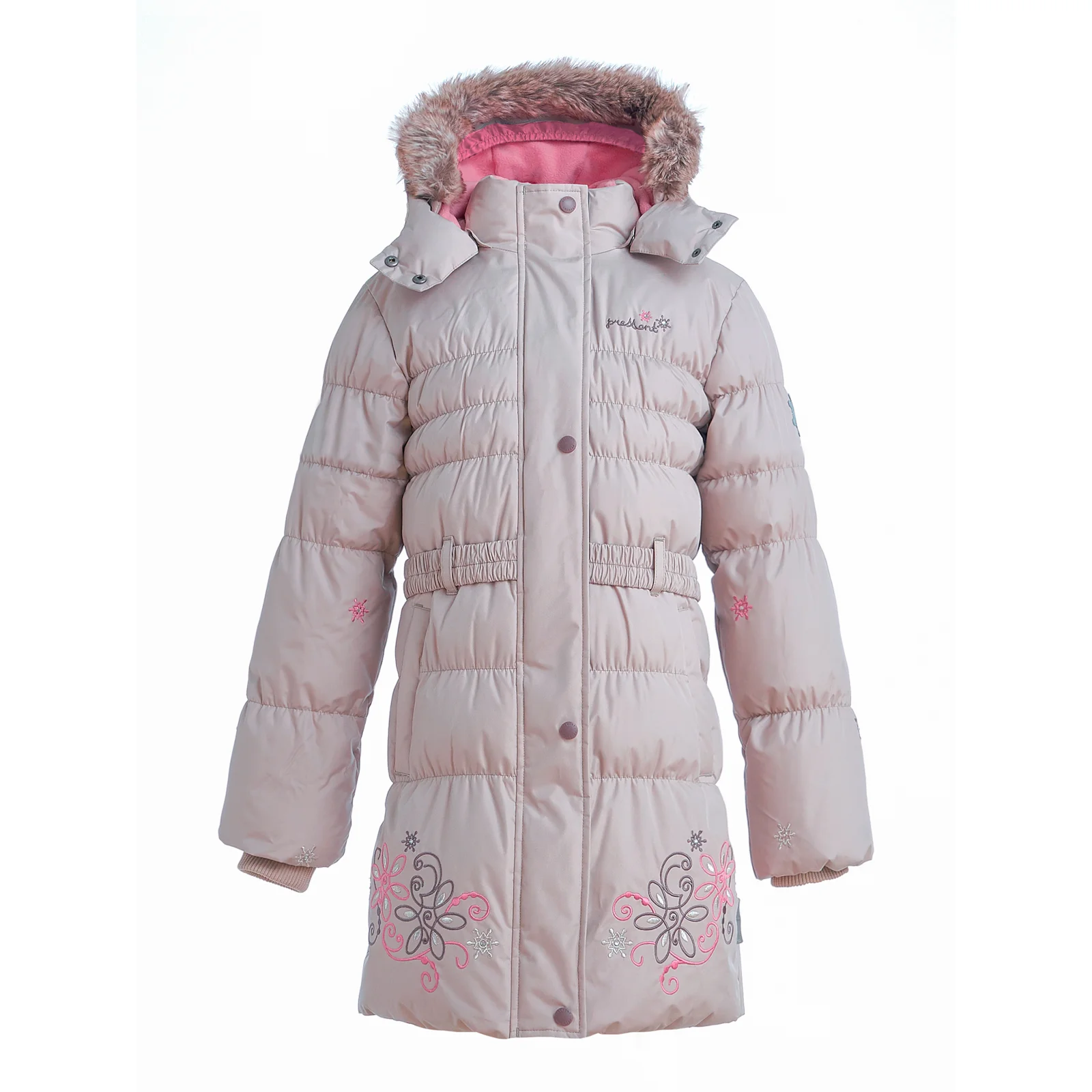 Зимнее пальто Premont WP91352 Beige для девочек