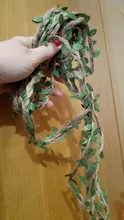 2M 5M cuerda de yute En forma de hoja cinta envoltorio de regalo para DIY cordeles de yute arpillera rústica decoración de la boda evento Festival Fiesta suministros