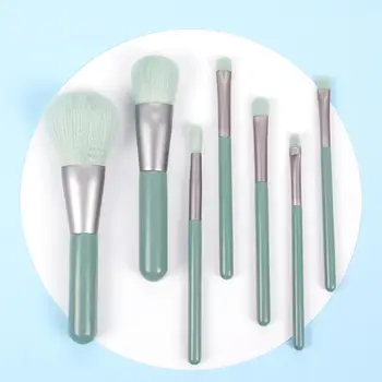 

VRDIOS 7pcs/set Makeup Brushes Set for Cosmetic Foundation Powder Blush Lip Eyebrow Eyeshadow Make up Brush Set Beauty Tool