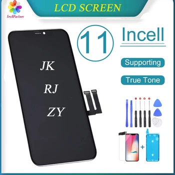 

JK Incell LCD Display For iPhone 11 Screen Replacement OLED Pantalla With 3D Touch Digitizer Assembly For iPhone 11 AAA+ Quality