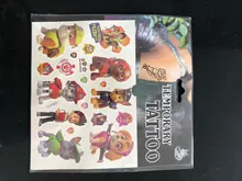 Juguetes De Tatuajes de la patrulla canina para niños, pegatinas de papel de tatuaje, pasta impermeable para fiesta, regalo de cumpleaños