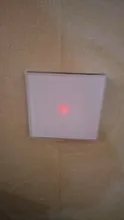 Wall-Switch Glass-Panel White Standard Crystal Ac110-220v EU 1set 1-Way