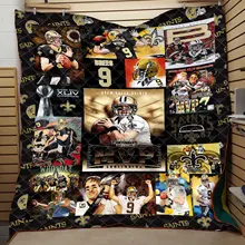 Супер лук Saints 3d цифровой печати и хлопок летом прохладно одеяло кондиционер мыть водой фабрики