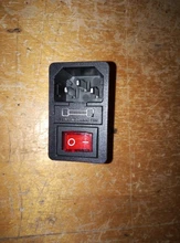 Enchufe de toma de corriente con interruptor basculante, 1 Uds., 10A, 250VAC, 3 pines, iec320, C14