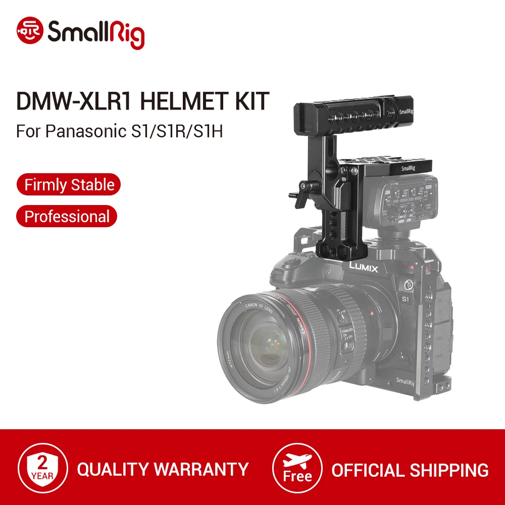 Schaduw tunnel nakoming SmallRig DMW XLR1 Helmet Kit For Panasonic S1/S1R and GH5/GH5S Camera Cage  Top Handle Kit With Cold Shoe/Nato Rail 2367|Tripod Monopods| - AliExpress