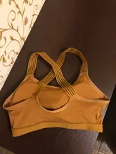 Yoga Bra Padded Top Gym Sports-Bras Push-Up Fitness Cross-Back Women Shockproof Breathable