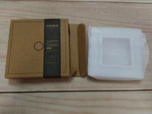 Livolo – Panel de cristal para interruptor de pared. VL-C7-SR-11, Panel de cristal blanco perla de 80mm * 80mm, estándar europeo