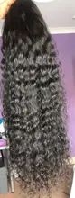 Cranberry-peluca con cierre de encaje 4x4 para mujer, cabello Remy brasileño de ondas profundas, pelucas de cabello humano con encaje frontal 13x4, línea de cabello prearrancado