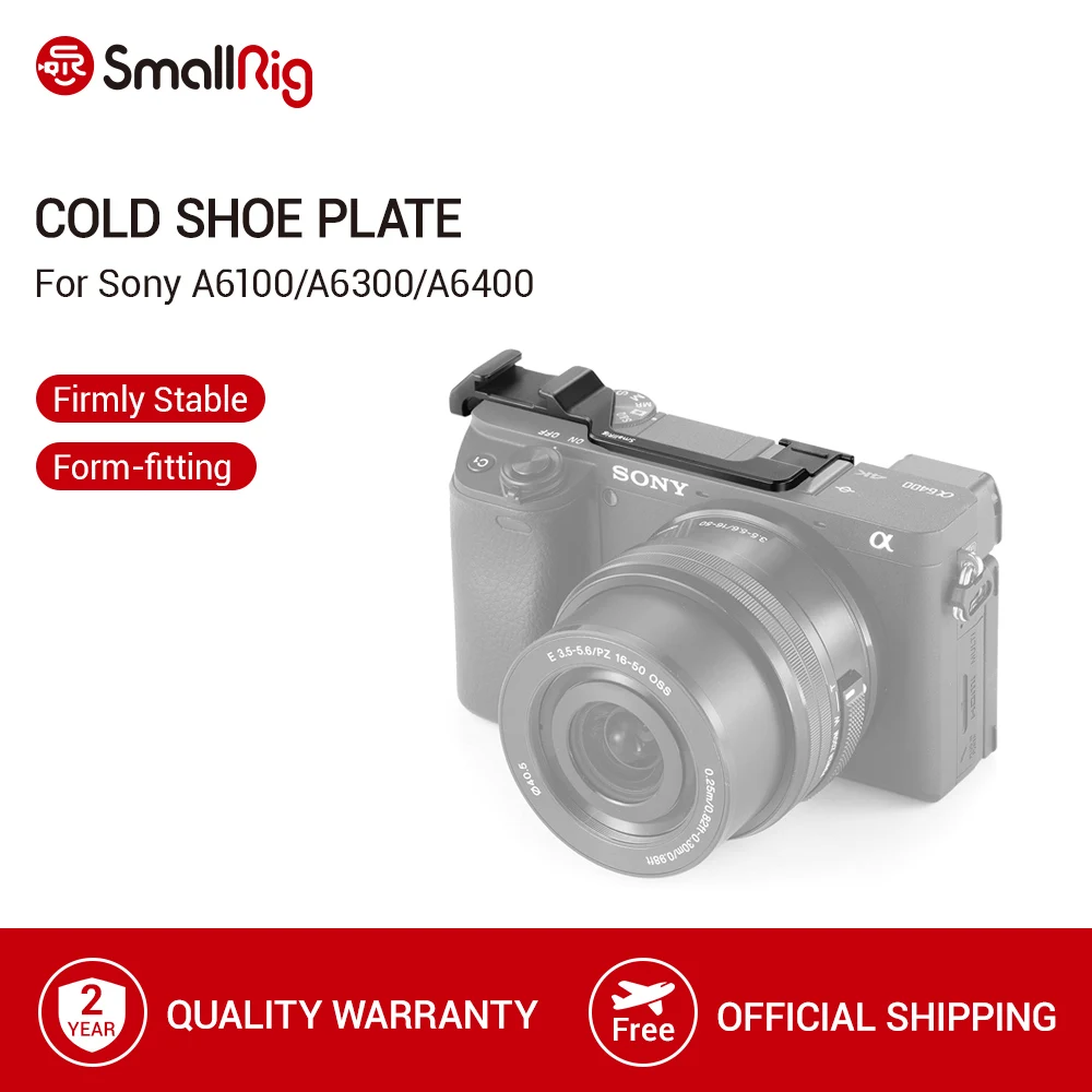 SmallRig пластина перемещения холодного башмака для камеры Sony A6300/A6400